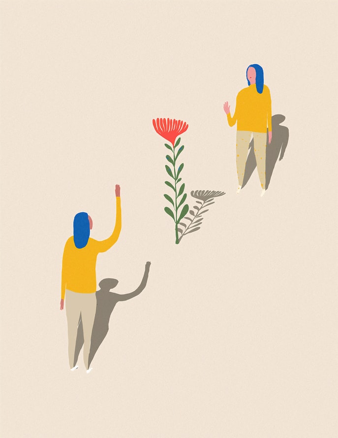 Navigating leadership during isolation two-people-with-physical-distance